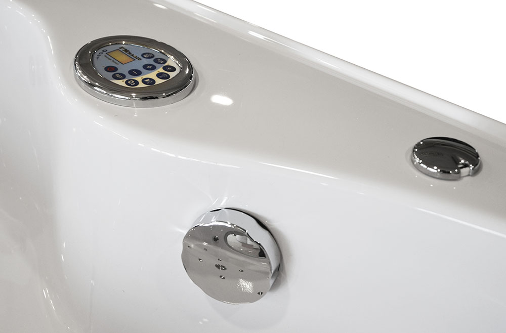 M-SPA - Kúpeľňová vaňa TURBO SPA s hydromasážou 152 x 152 x 55 cm