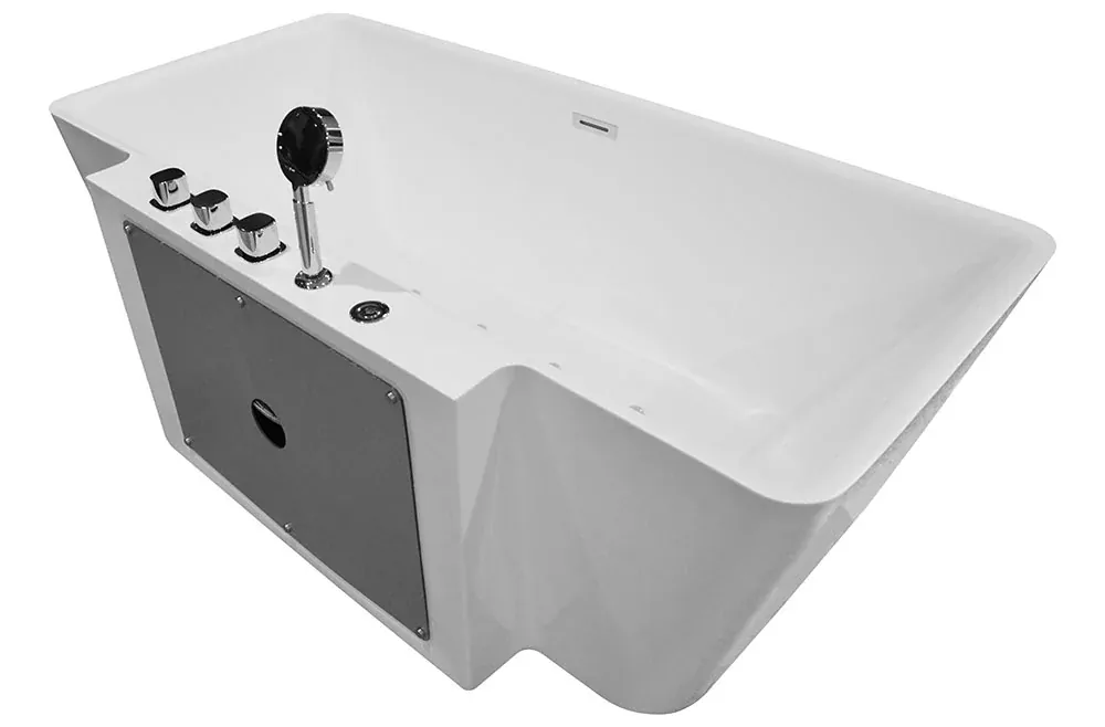 M-SPA - Voľne stojaca kúpeľňová vaňa SPA s hydromasážou 170 x 87 x 61 cm