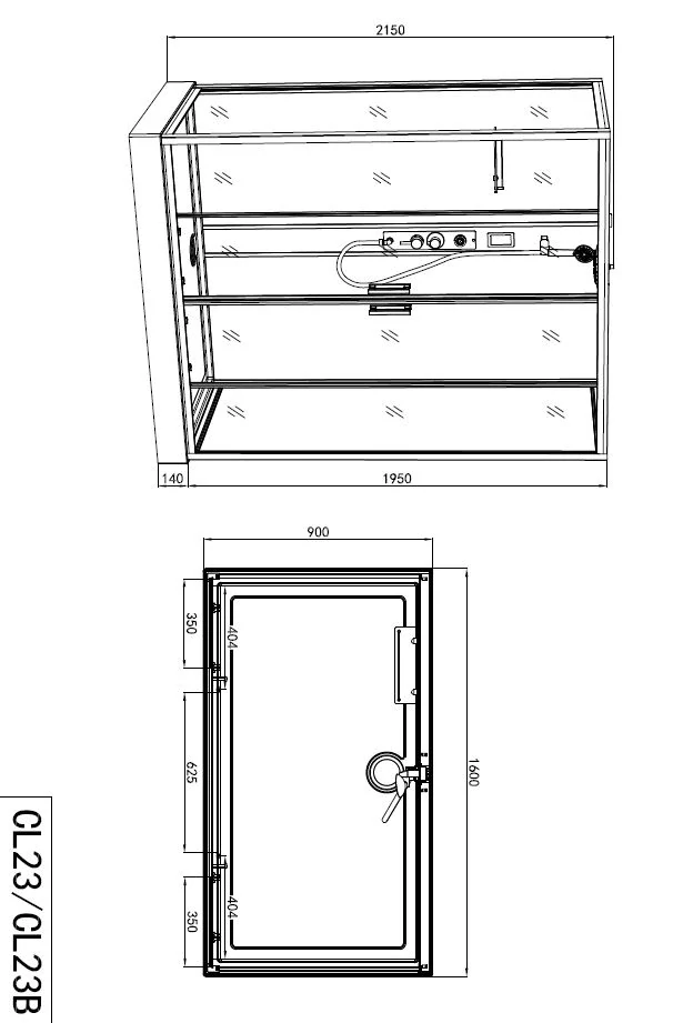 Sanotechnik QuickLine New York chróm - Sprchová kabína 160x90x215 cm