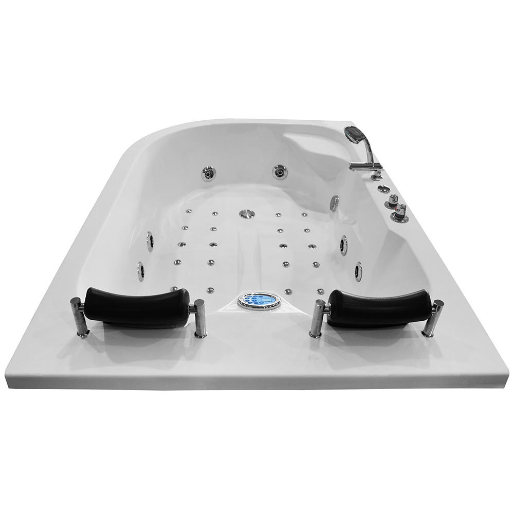 M-SPA - Pravá kúpeľňová vaňa SPA TURBO PLUS hydromasážou 180 x 120 x 54 cm