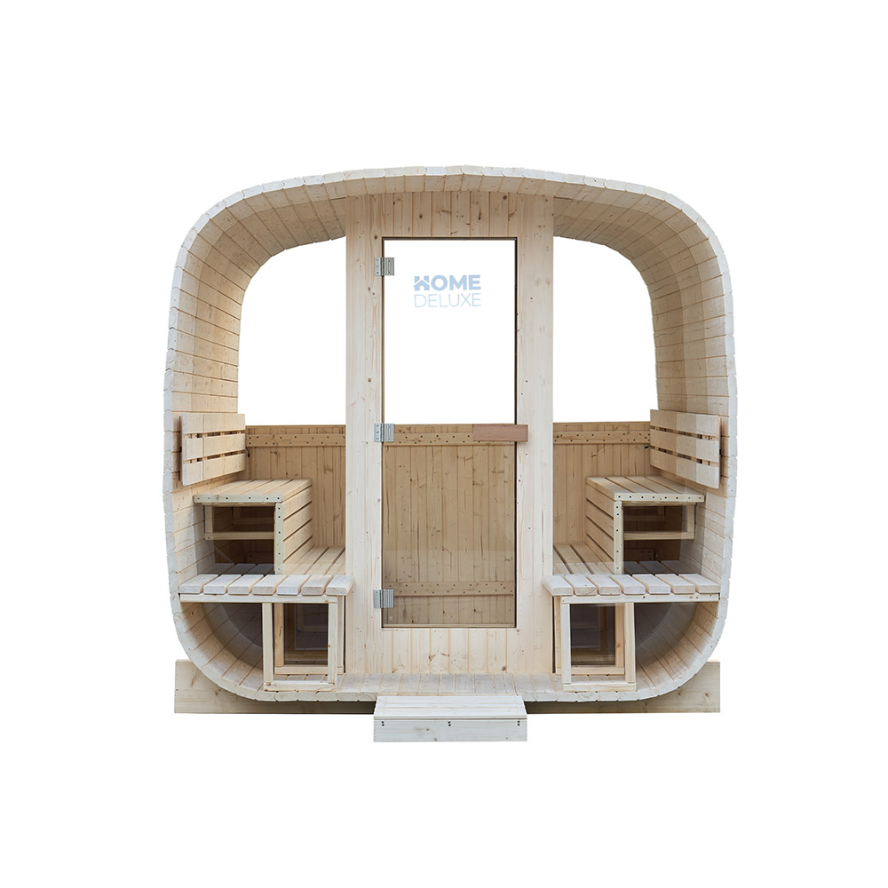 Záhradná sauna HYGGE DELUXE - 230 cm x 220 cm pre 4-6 osôb