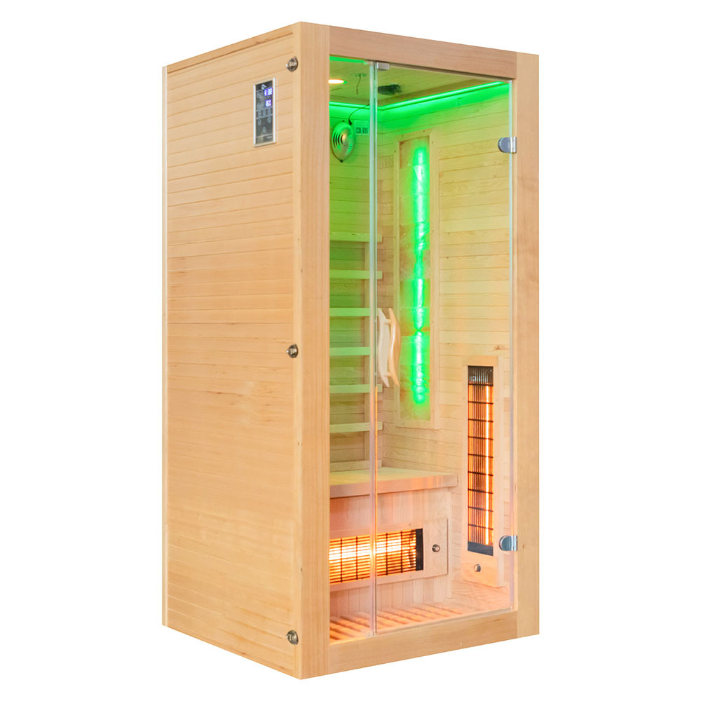 Infrasauna EA1 SK so soľnými kameňmi 90X90X190CM