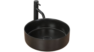 REA - Umývadlo na dosku SAMI BLACK MAT