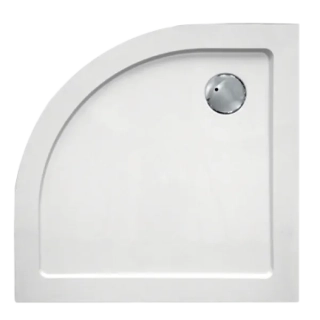 Sanotechnik -  sprchová vanička, SMC tvrdený polymér, štvrťkruh, 90cm, SC9090R