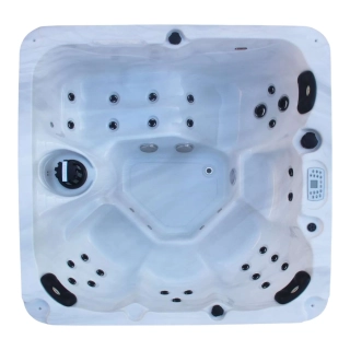 Vonkajšia vírivka pre 5 osôb Sanotechnik Palma biela 190x190cm