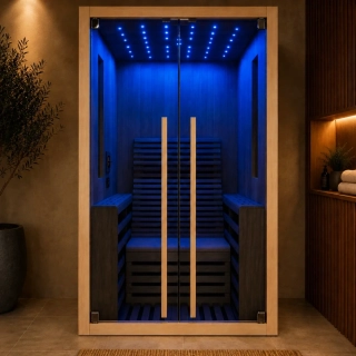 Infrasauna Sanotechnik CARBON 1 pre 1 osobu 100 × 130 cm