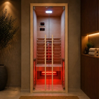 Infrasauna Sanotechnik Ruby 1 pre 1 osobu (90 × 100 cm)