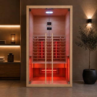 Infrasauna pre 2 osoby Sanotechnik Ruby 2, 120 × 100 cm