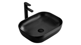 REA - Umývadlo na dosku BELINDA BLACK MAT 