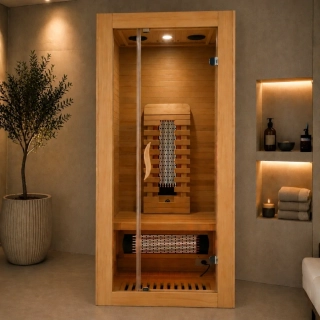 Infrasauna Sanotechnik Malmö 1 pre 1 osobu (90 × 90 cm)