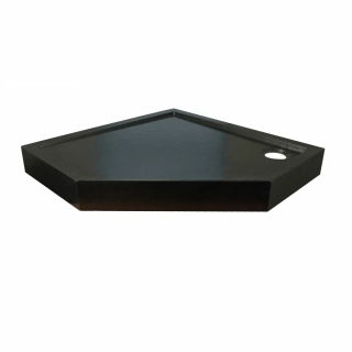 Päťhranná sprchová vanička Prato Black 90