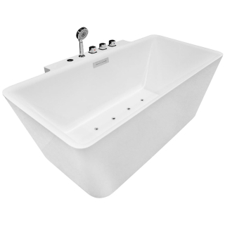 M-SPA - Voľne stojaca kúpeľňová vaňa SPA s hydromasážou 170 x 87 x 61 cm