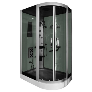M-SPA - Sprchovací box 8220L s hydromasážou 120 x 85 x 215 cm, ľavá verzia