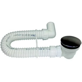 Sanotechnik vaničkový sifón LUX s flexi hadicou, priemer 90mm