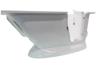 Bezbariérová vaňa s dvierkami MODERN 150 - 150 x 76 cm dvierka na pravej strane