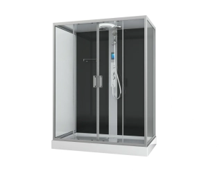 Sanotechnik QuickLine New York chróm - Sprchová kabína 160x90x215 cm