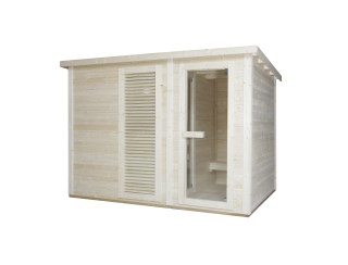 Vonkajšia sauna VAASA pre 4-6 osôb 310x230x219,5 cm