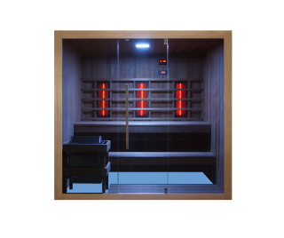 Sanotechnik Kotka kombinovaná sauna (infra + fínska sauna) pre 4-5 osôb, 200x150cm