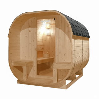 Vonkajšia sauna CUBE DELUXE L – 194 x 220 cm pre 4 osoby