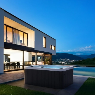 Vonkajšia vírivka pre 2 osoby Sanotechnik Split biela 175x115cm