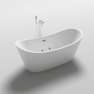 Voľne stojaca hydromasážna vaňa OVALO PLUS - 180 x 90 cm