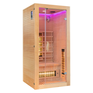 Infrasauna EA1 SK so soľnými kameňmi 90X90X190CM