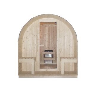 Vonkajšia sauna ISLAND XL pre 4 osoby 189x220x200 cm