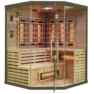 Infrasauna ŠEDÁ 150X150X200CM