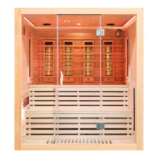 Infrasauna s himalájskymi soľnými kameňmi XL 200X180X200CM