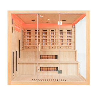 Infrasauna s himalájskymi soľnými kameňmi XXL 220x200x200cm