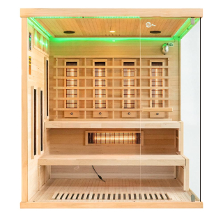 Infrasauna ľavá so soľným kameňom 175X140X200CM