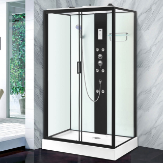 M-SPA - Sprchovací box 550 s hydromasážou 120 x 80 x 215 cm, ľavá verzia